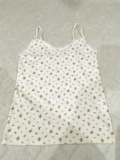 GU コットンブレンドキャミソール(ドライ)フラワー