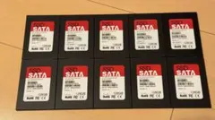 希少！2.5インチ SATA SSD 128GB 10個セット　連続稼働採用品のサムネイル