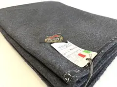 AGNONAダークグレー ウール アンゴラ 生地 イタリア製