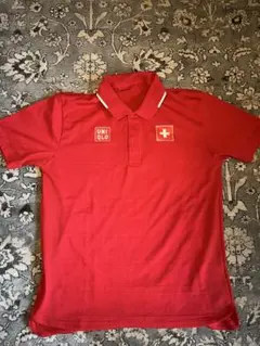 UNIQLO フェデラー テニス ポロシャツ Lサイズ レッド - メルカリ