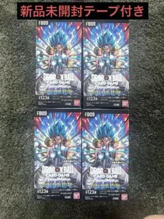 ドラゴンボール張カードゲーム デュアルエボリューション 4box テープ