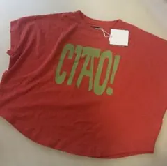 MARKEY'S CIAO! プリントTシャツ レッド 110cm