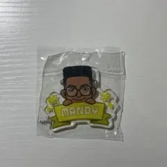 関口メンディー　居酒屋えぐざいる　ネームバッジ