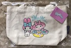 マイメロディー ランチバッグ 帆布ミニトート サンリオ お弁当バッグ キャンバス