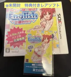【未開封レア品】3DS ナナミと一緒に学ぼ!English上達のコツ 特典つき
