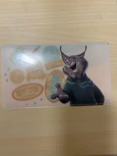 ズートピアカフェ　入場者特典　チケットホルダー　　パウバート