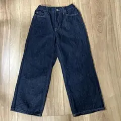 UNIQLO キッズ ワイドフィットジーンズ 130サイズ