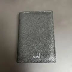 【美品】dunhill ダンヒル 名刺入れ カードケース ブラック レザー
