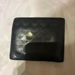 EMPORIO ARMANI 二つ折り財布 ブラックのサムネイル
