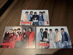 ワンエン INFERNO 7/4,7/5昼夜 神戸 ポストカード 3枚セットのサムネイル