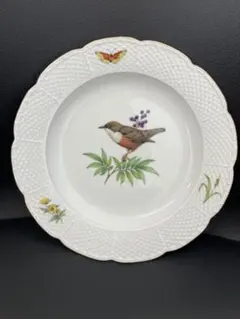 Meissen マイセン　プレート　皿　ヴィンテージ？　鳥　花　蝶 Meissen マイセン プレート 皿 ヴィンテージ？ 鳥 花 蝶 - メルカリ