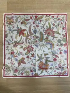 新品未使用 SILK ROAD CLUB ローマ更紗　花柄ハンカチ