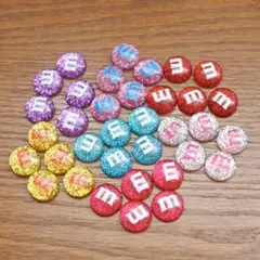 m&m's mチョコお菓子デコパーツ 35個まとめ売り♡