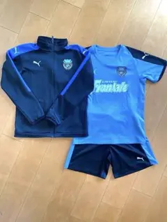 川崎フロンターレ スクール ユニフォーム 160 上下＋ジャージ 上 使用感あり