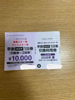 2026年最新】苗場スキーリフト券の人気アイテム - メルカリ