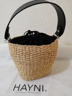 HAYNI ストロー巾着型かごバッグのサムネイル