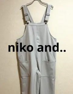 niko and ... サロペット　オーバーオール　ポリエステル　ニコアンドのサムネイル