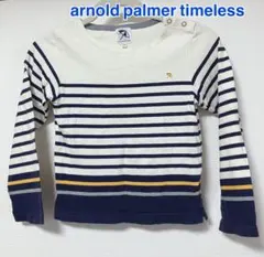 arnold palmer timeless ボーダー 長袖カットソー 130