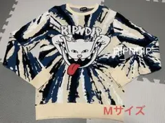 RIPNDIP 猫グラフィック ニットセーター Mサイズ