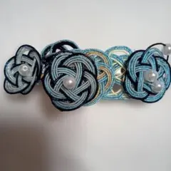 水引髪飾りバレッタ式