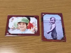 【匿名配送】山田涼介 RED ビジュアルカード 幼少期 2枚セット