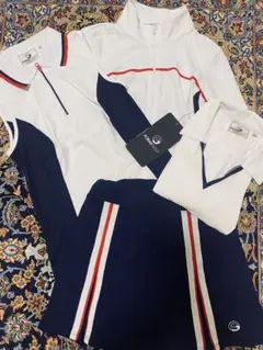 NY発FORAY GOLF ゴルフウェア①ジャンパー②トップス× 2 ③スカート