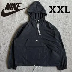 新品 NIKE ナイキ ハーフジップ ジャケット センターロゴ 刺繍 ブラック