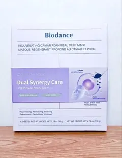 Biodance　キャビアPDRNリアルディープマスク　4枚入り1箱　新品のサムネイル