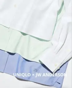 UNIQLO × JW ANDERSON オックスフォードシャツ 白 XLのサムネイル