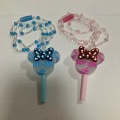 ディズニー　　光るおもちゃ　ペンダントライト　　 ミニーちゃん　　2個セット