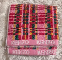 新品ギフトBOX KENZO タオルハンカチ チェック柄