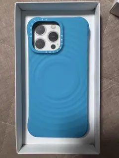 CASETiFY ウェーブシリコンケース　ミントブルー