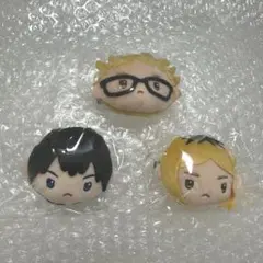 ハイキュー ぬいぐるみクリップ ガチャ 影山 月島 研磨