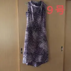 レディース　ノースリーブ ロングワンピース パープル系 フォーマルのサムネイル