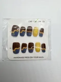 現品ネイルチップ　量産型ワンホン　ショートオーバル　かわいい　S