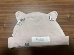 ジェラートピケ　ベビー　帽子　猫