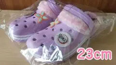 鬼滅の刃　胡蝶しのぶ　しのぶ　ファー　EVA　サンダル　23cm　サンダル