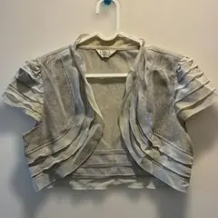 petit Poudre シルバー ラメ ボレロ