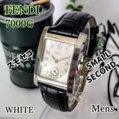 正規品【新品電池】FENDI 7000G/ボーイズサイズ ズッカ柄 人気モデル FENDI（フェンディ） ズッカ柄 FF柄 レディース クォーツ 電池 腕時計