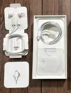 Apple iPhone 純正付属品セット 充電ケーブル イヤフォン SIMピン