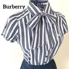 Burberry Blue label ブラウス　リボン　ボウタイ　パフスリーブ