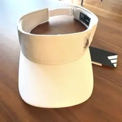 adidas ホワイト バイザー フリーサイズ