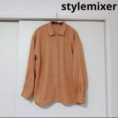 stylemixer オレンジ　フリーサイズ　シャツ　秋春のサムネイル