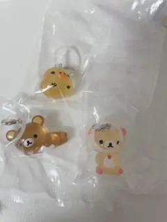 リラックマ クリアマスコットチャーム めじるしアクセサリー