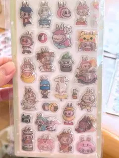 ボンボンシール　3Dシール 夜光シール　ブブちゃん6