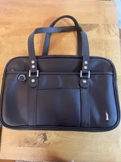 【美品】イーストボーイ　スクールバック　チョコレート×シルバーVenus