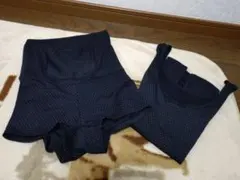 FIBER HEAT:ポケット付腹巻ボトム&タンクトップ 裏起毛 Мサイズ 美品