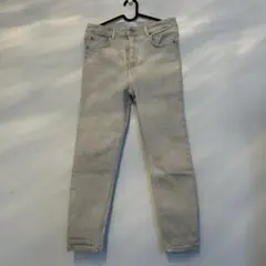 ZARA スキニーデニム ライトグレー EUR40