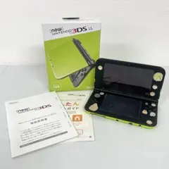 New Nintendo ニンテンドー 3DS LL ライム×ブラック 任天堂