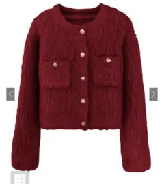 グレイル GRL フリージアボタンニットカーディガン[ru1133]